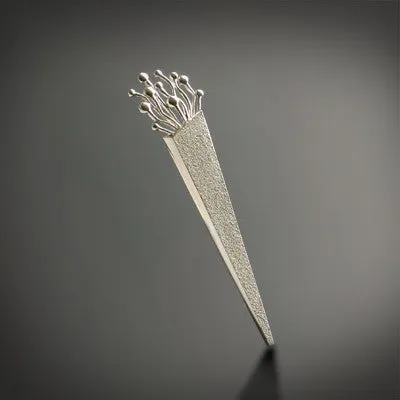 Designed silver pin