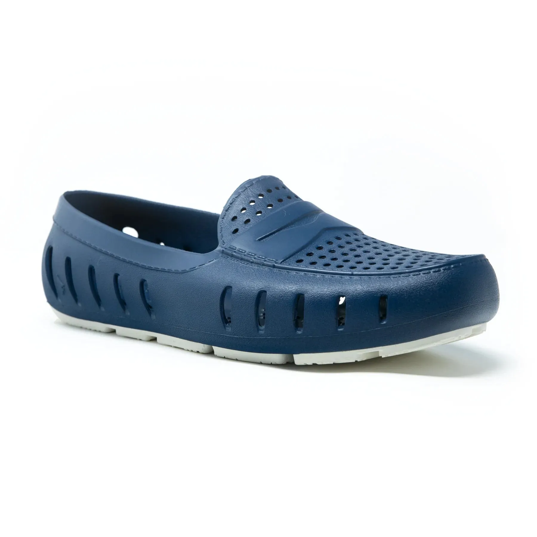 Floafers | Men's Country Club Driver | Navy Peony/Bright White