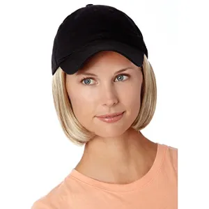 Henry Margu (Shorty Hat Black - Synthetic Baseball Cap Wig in 1BH