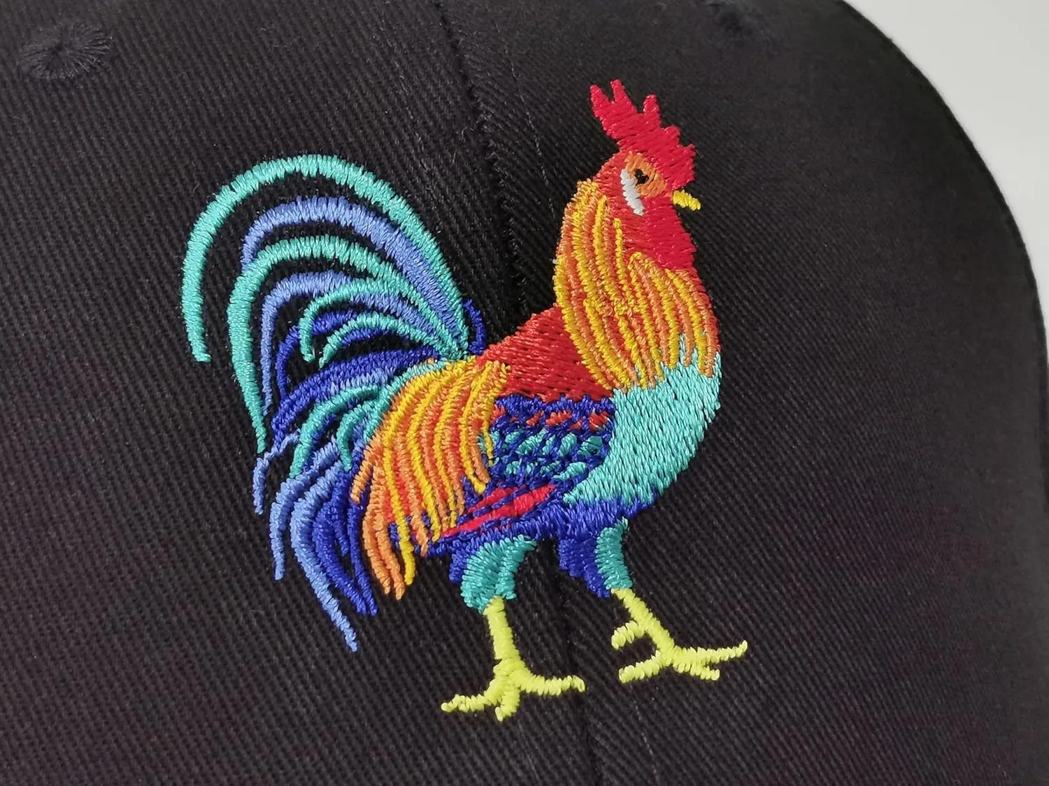 Hepandy Embroidered Rooster Hats