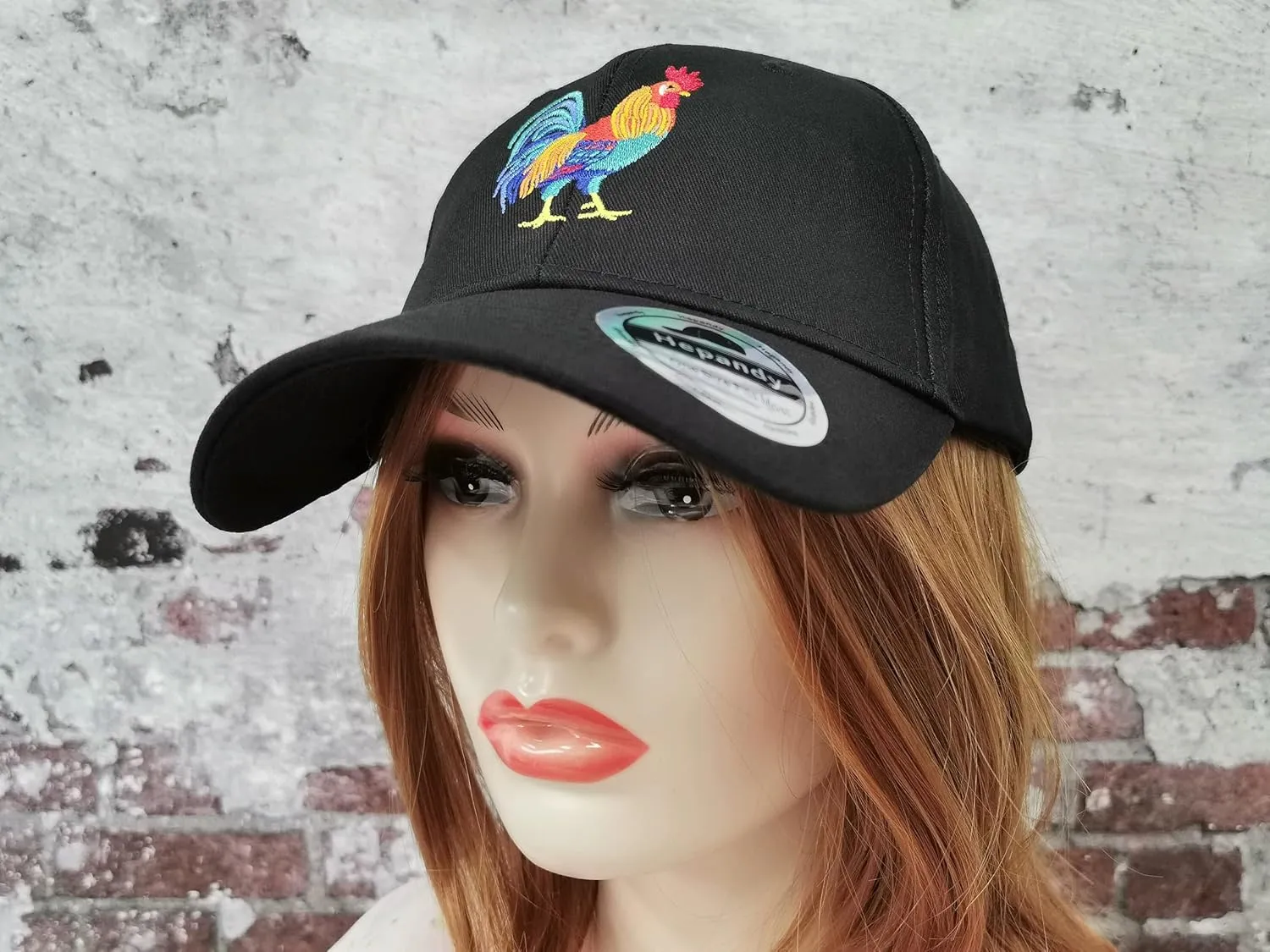 Hepandy Embroidered Rooster Hats