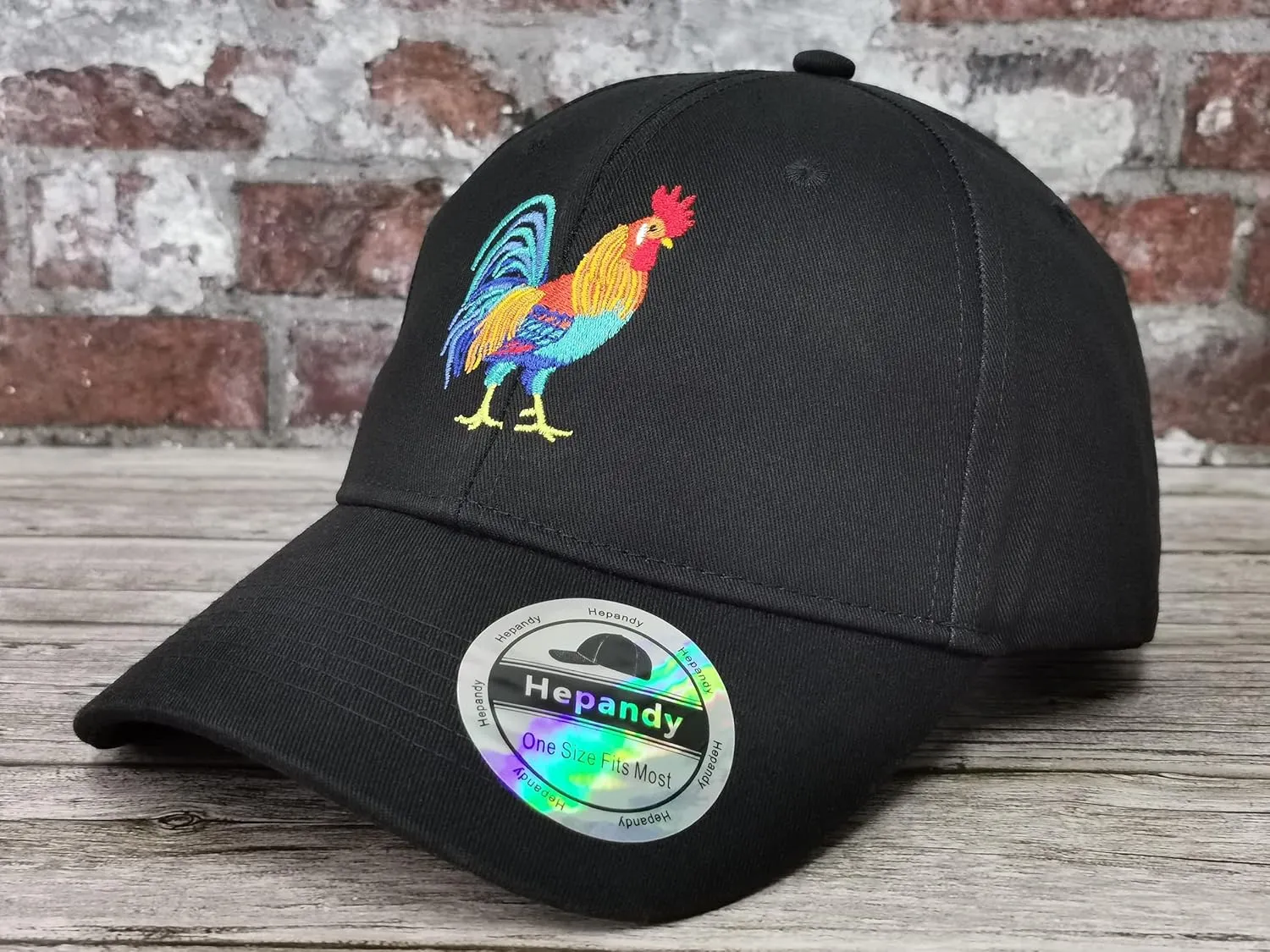 Hepandy Embroidered Rooster Hats