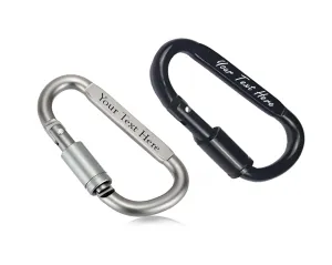 Personalized carabiner (Silver)