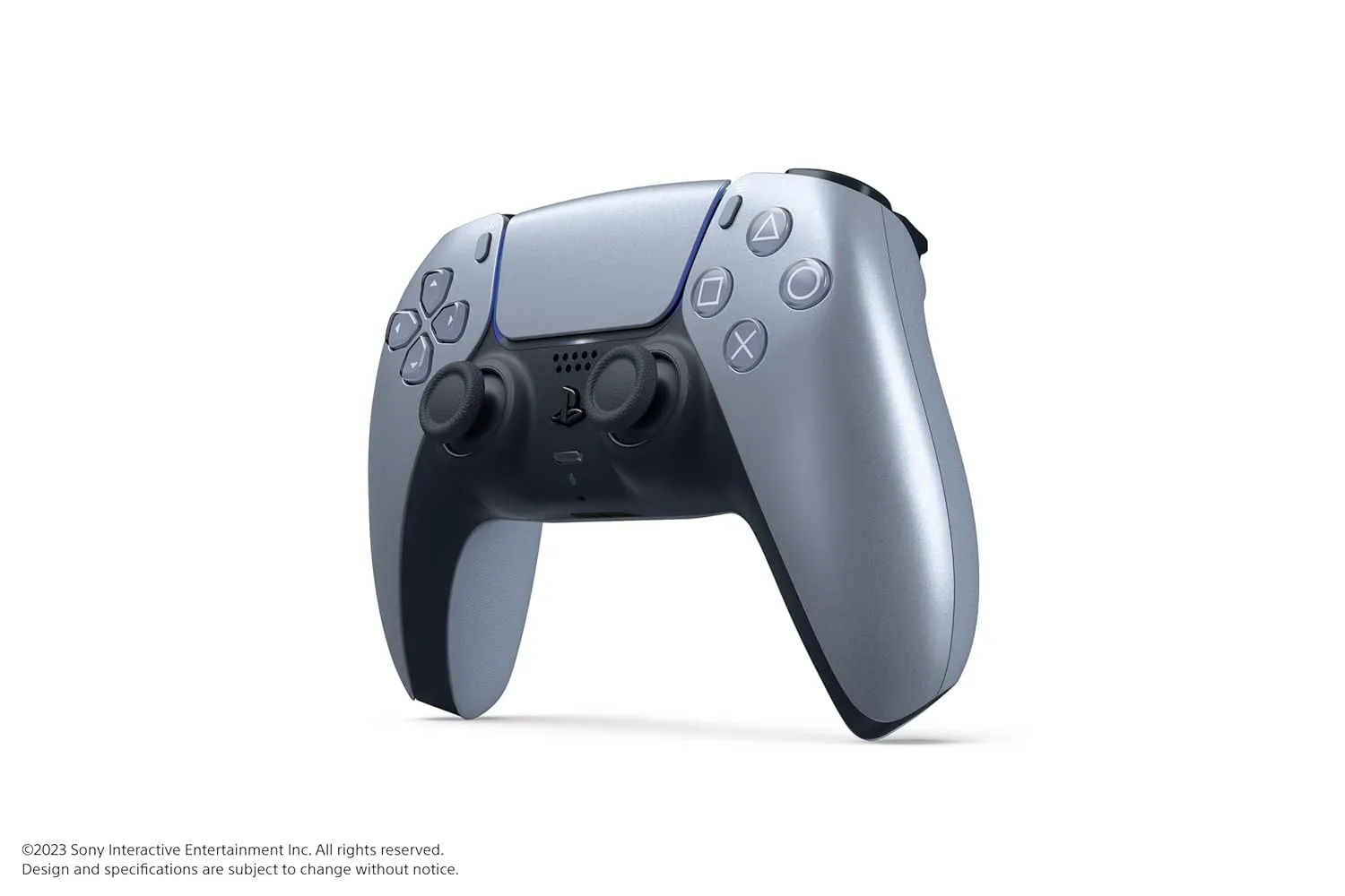PlayStation DualSense Wireless Controller - Sterling Silver (Renewed)