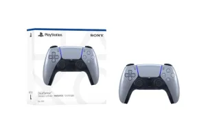 PlayStation DualSense Wireless Controller - Sterling Silver (Renewed)