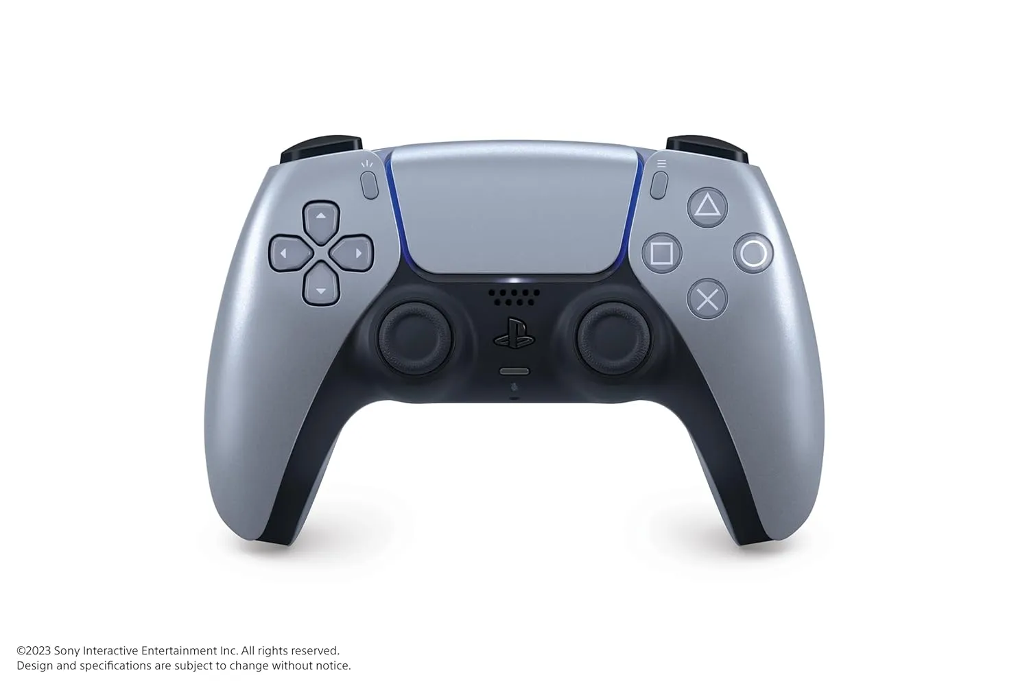 PlayStation DualSense Wireless Controller - Sterling Silver (Renewed)