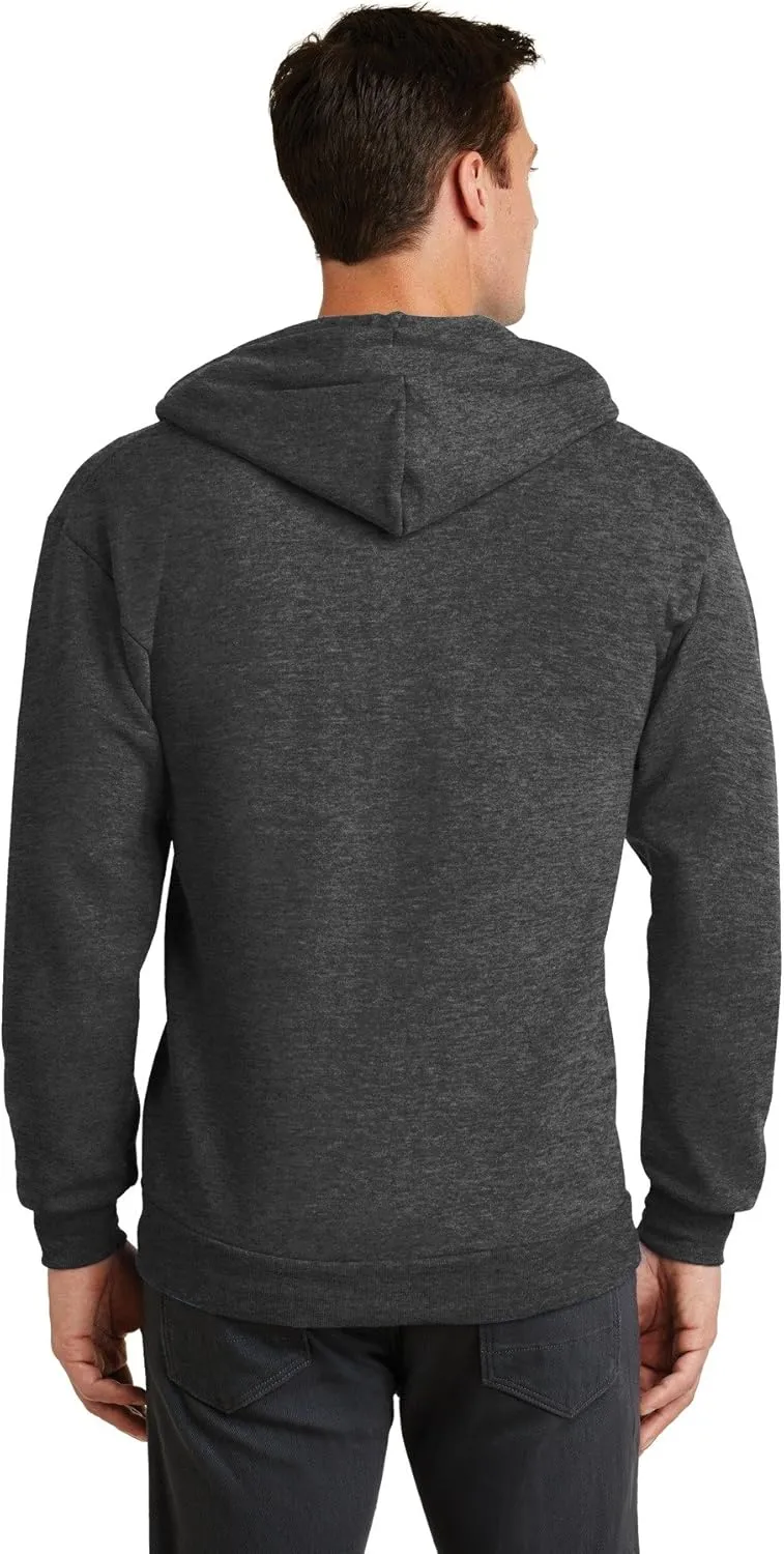 Port & Company Men's Classic Full Zip Hooded Sweatshirt