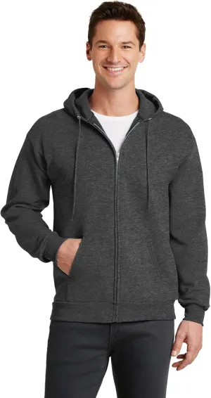 Port & Company Men's Classic Full Zip Hooded Sweatshirt